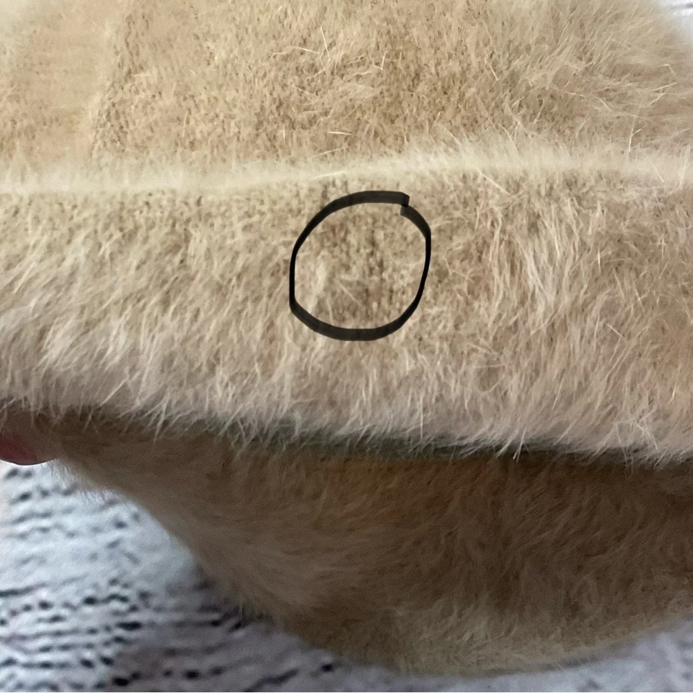 Betmar Vintage 1970s Tan Angora Wool Blend Bucket Hat France